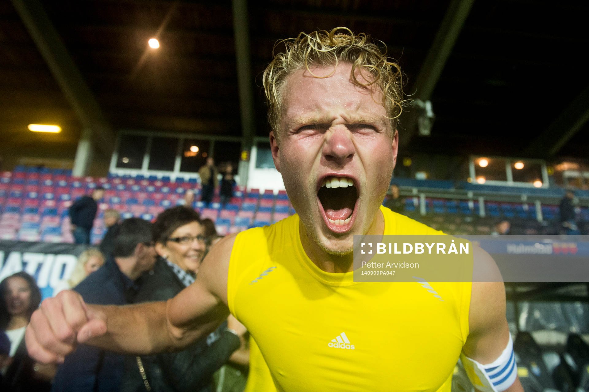 Sveriges Oscar Hiljemark som avgjorde matchen på övertid