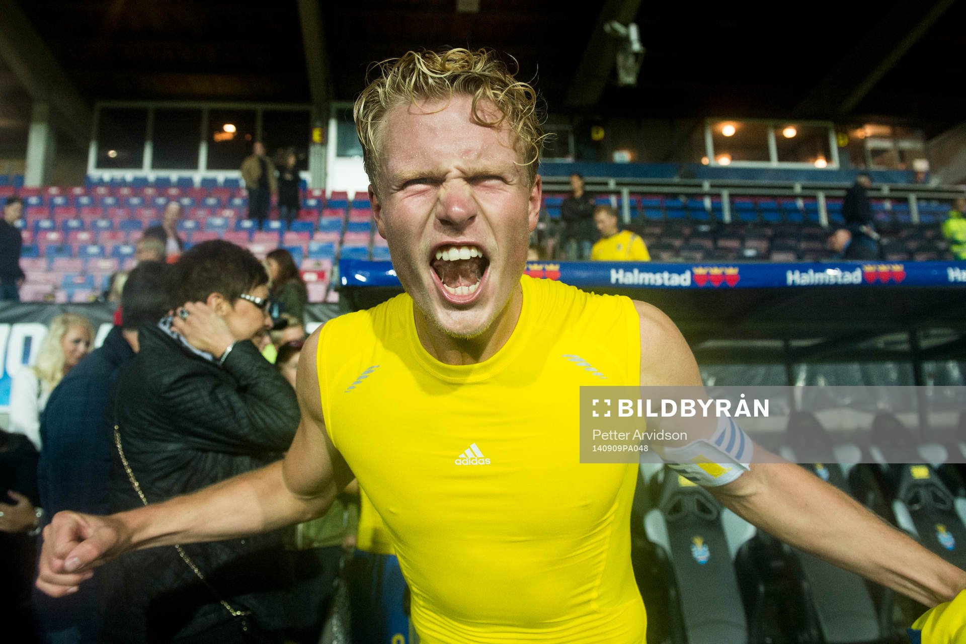 Sveriges Oscar Hiljemark som avgjorde matchen på övertid