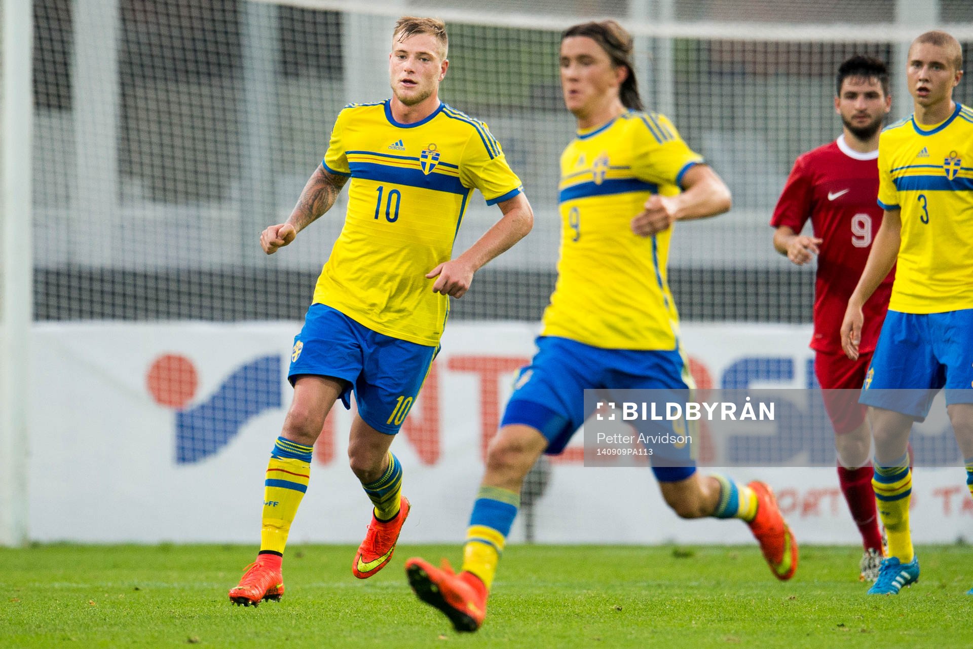 Sveriges John Guidetti och Kristoffer Olsson