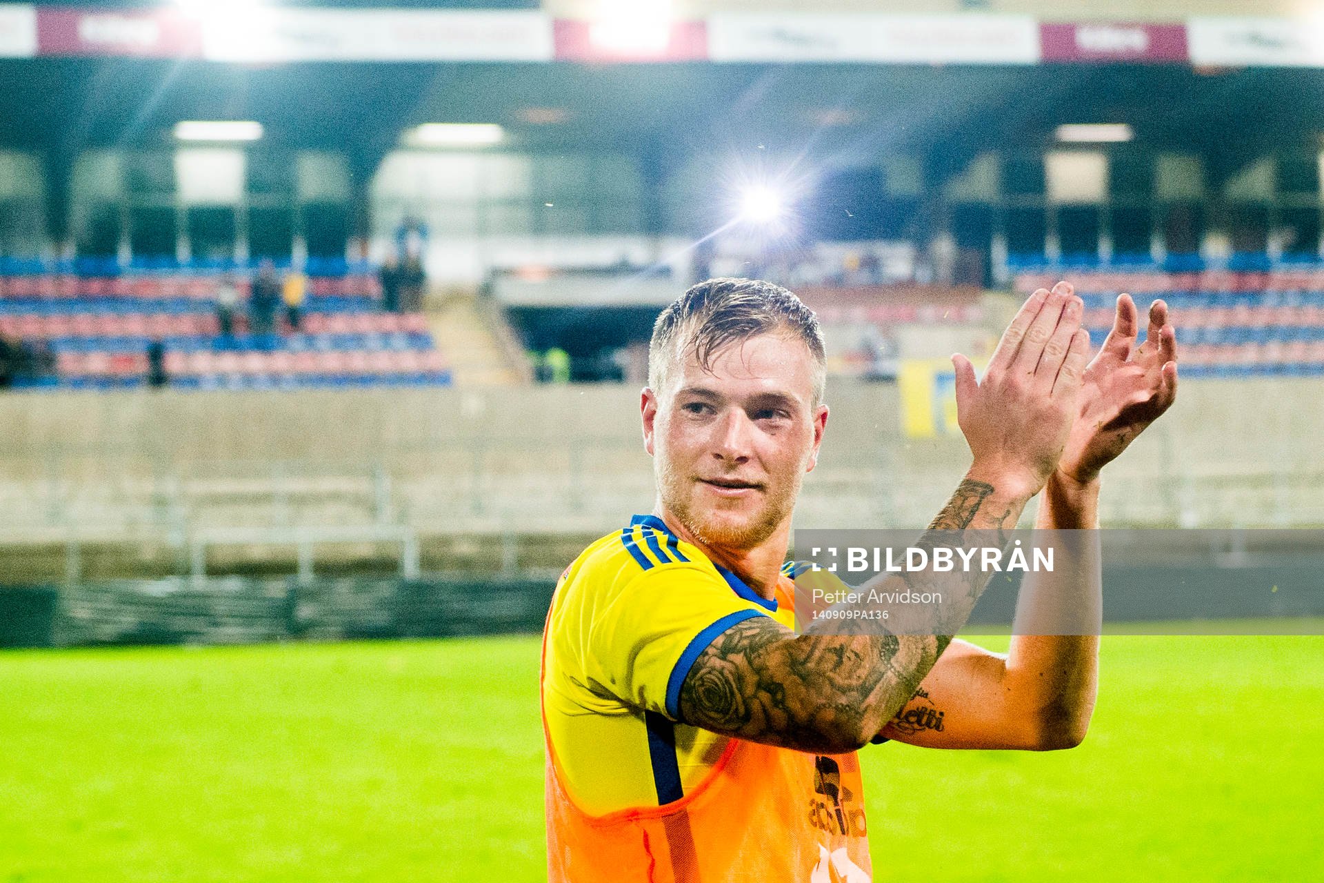 Sveriges John Guidetti jublar