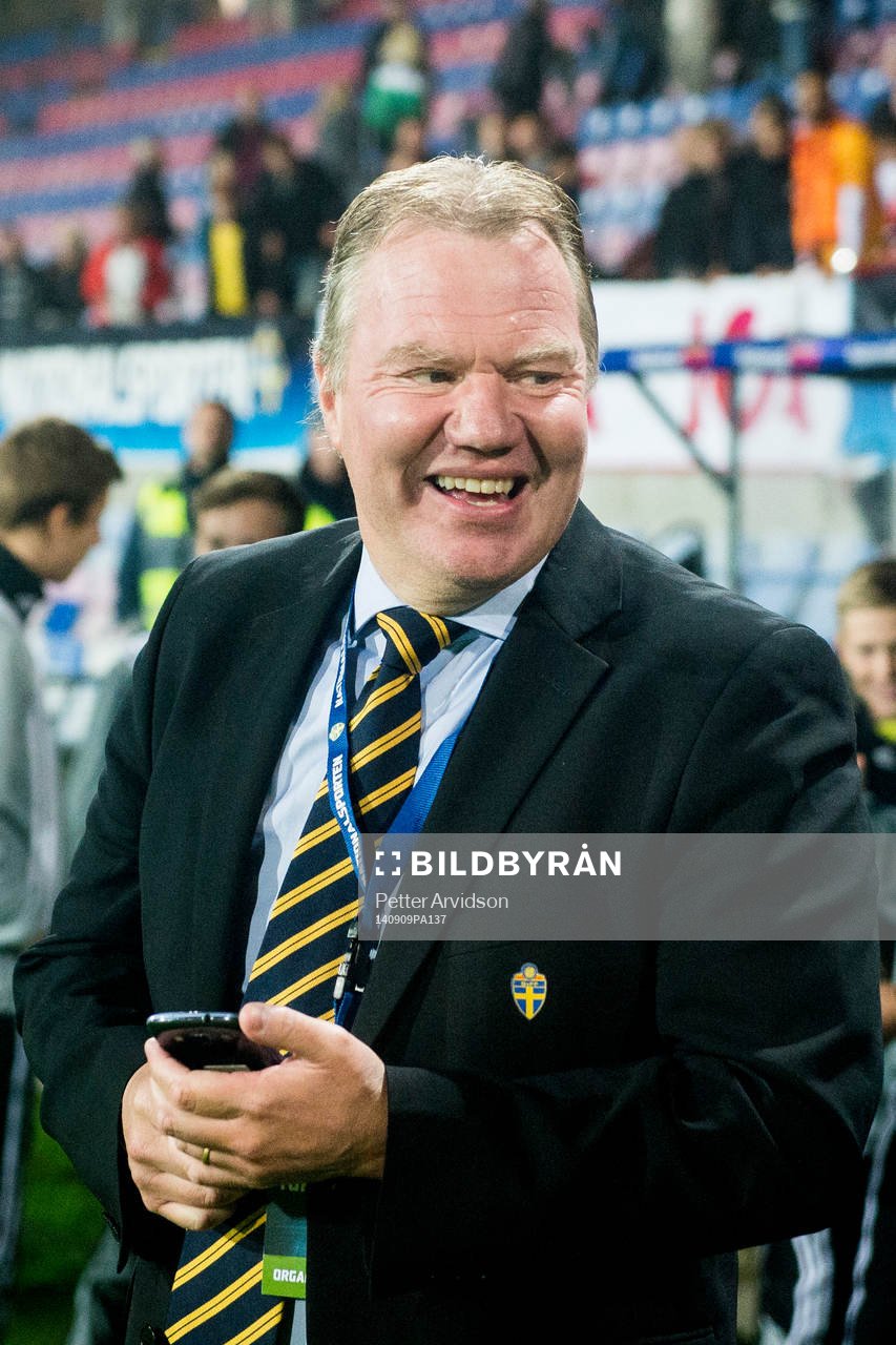 Svenska Fotbollförbundets ordförande Karl-Erik Nilsson
