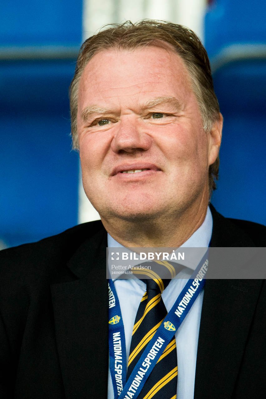 Svenska fotbollsförbundets ordförande Karl-Erik Nilsson