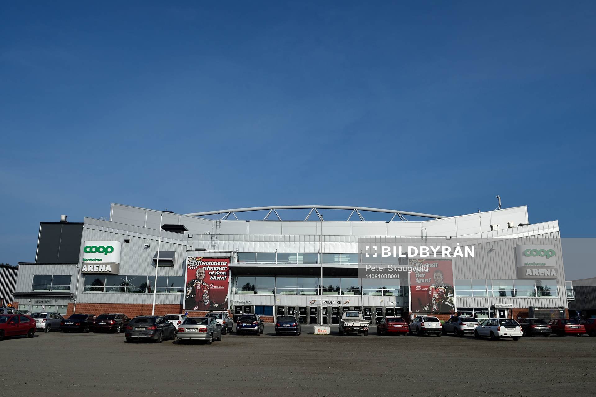 Norrbotten Coop Arena innan ishockeymatchen i SHL mellan