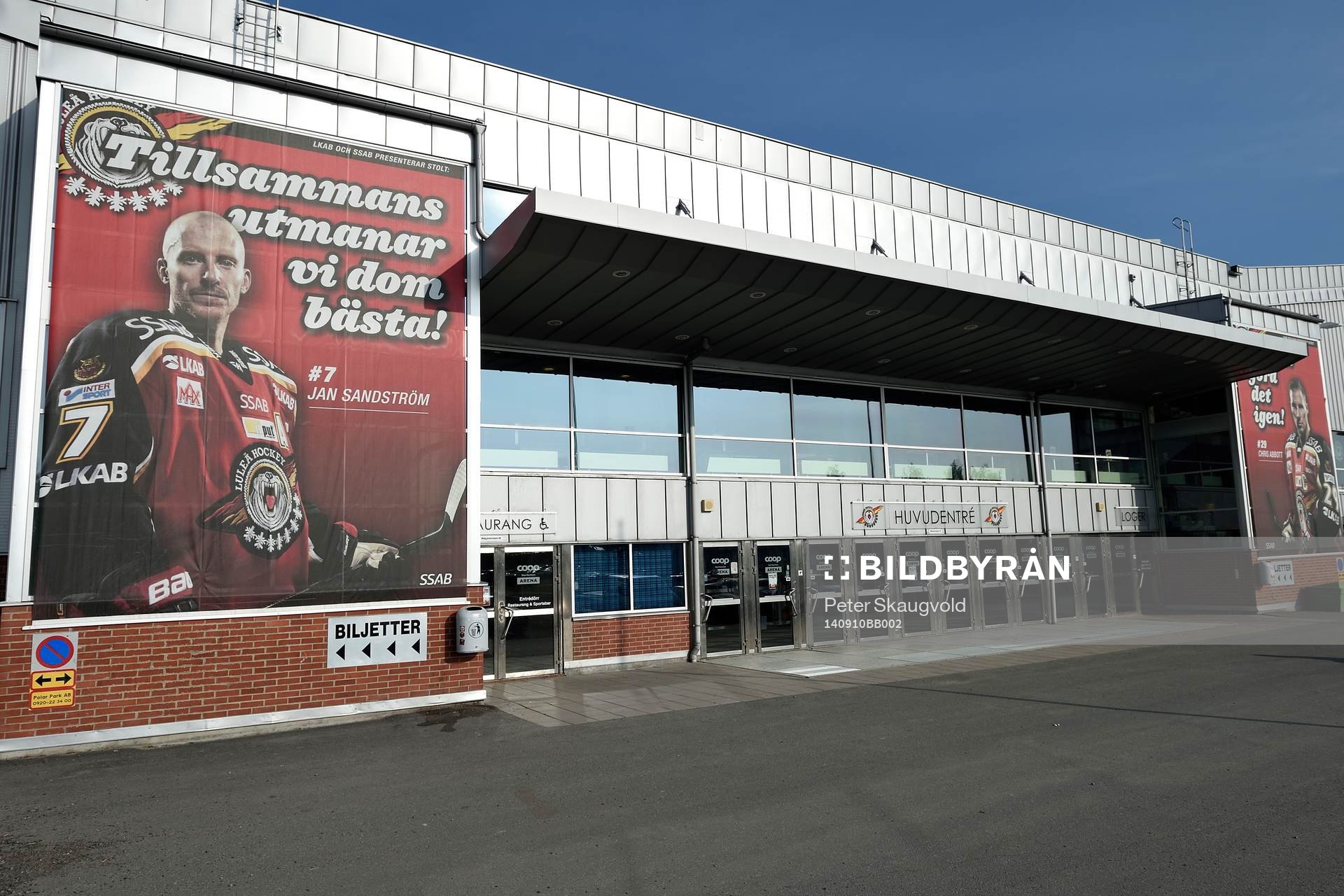 Norrbotten Coop Arena innan ishockeymatchen i SHL mellan