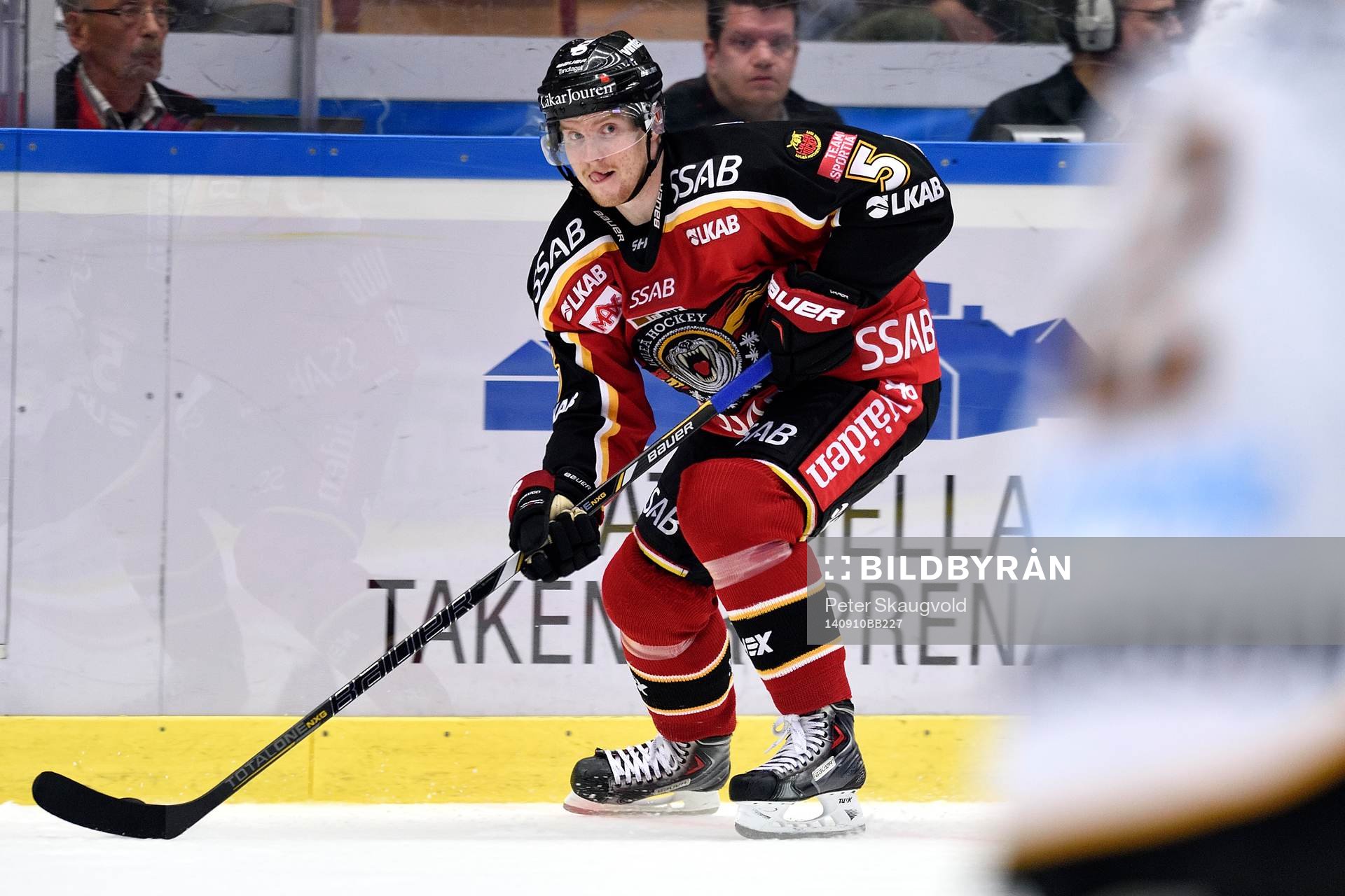 Luleås Marcus Fagerudd med pucken