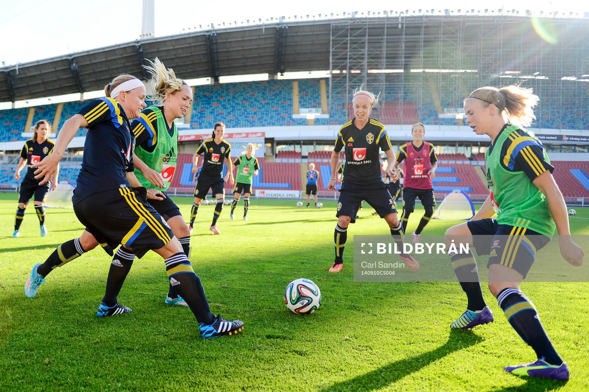 Sara Thunebro, Elin Rubensson, Caroline Seger och Jessica