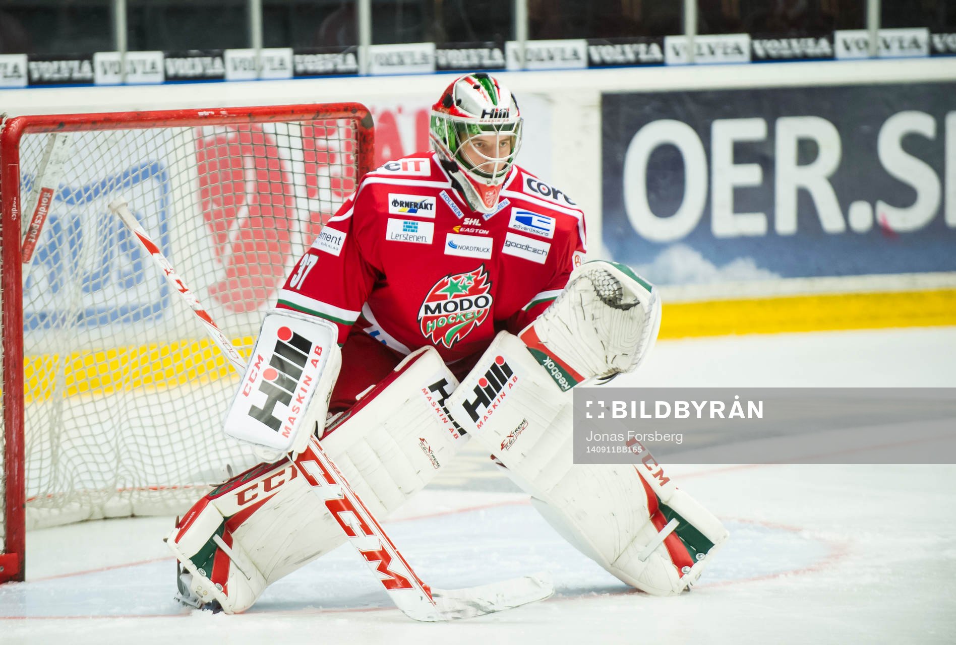 Modos målvakt Adam Reideborn