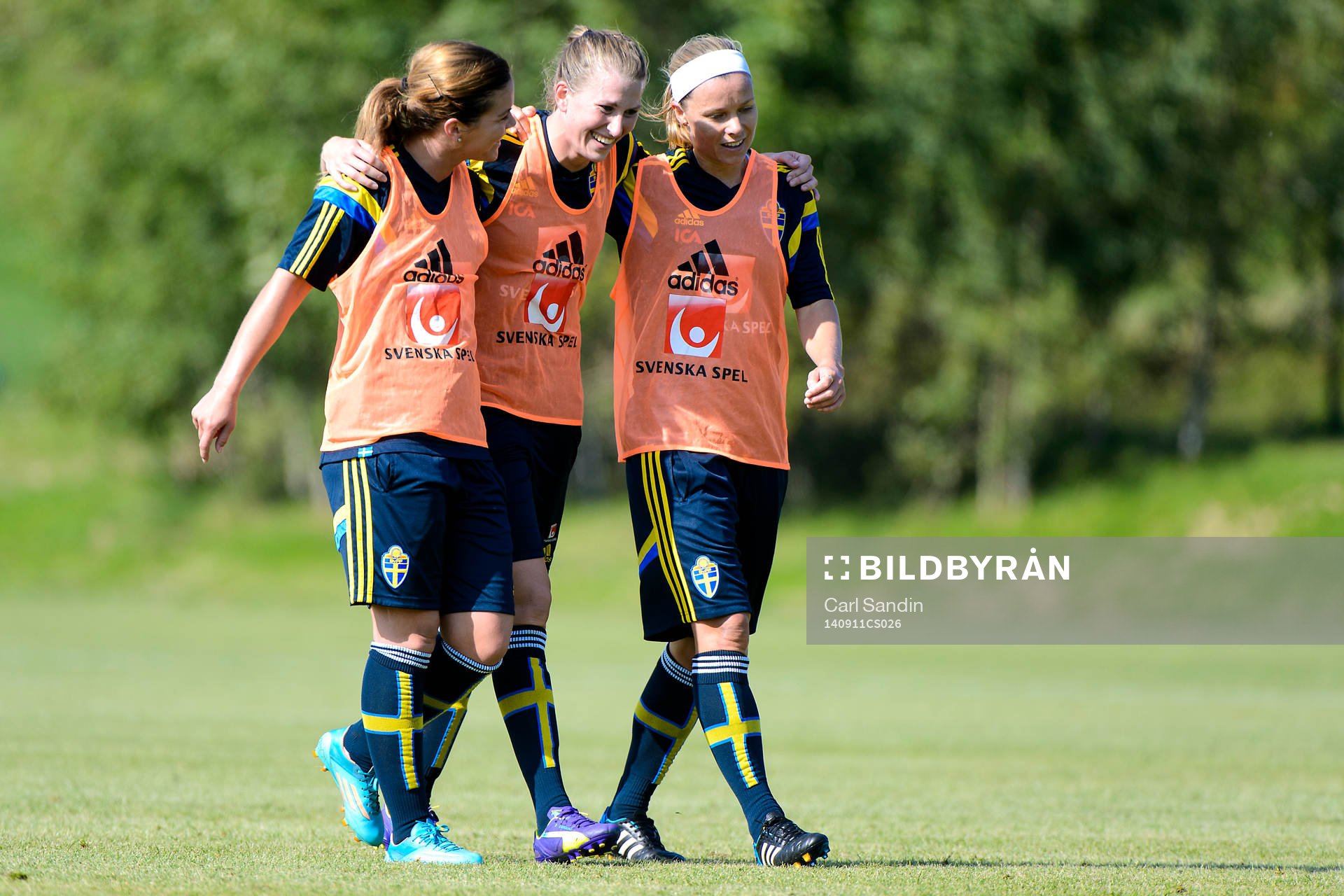 Hanna Folkesson, Emma Berglund och Sara Thunebro
