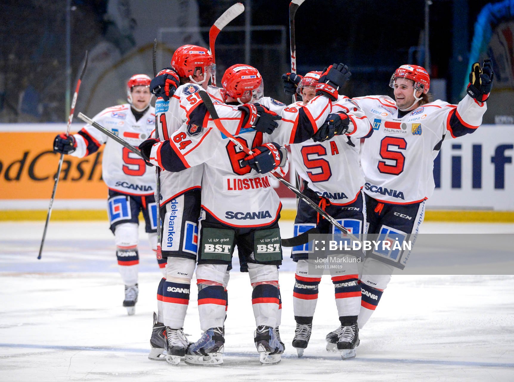 Södertäljes David Lidström jublar