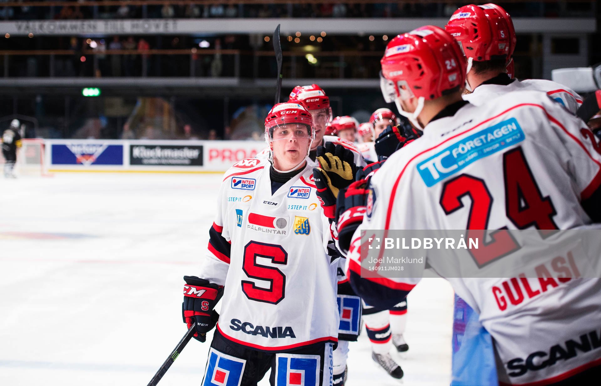 Södertäljes David Lidström jublar