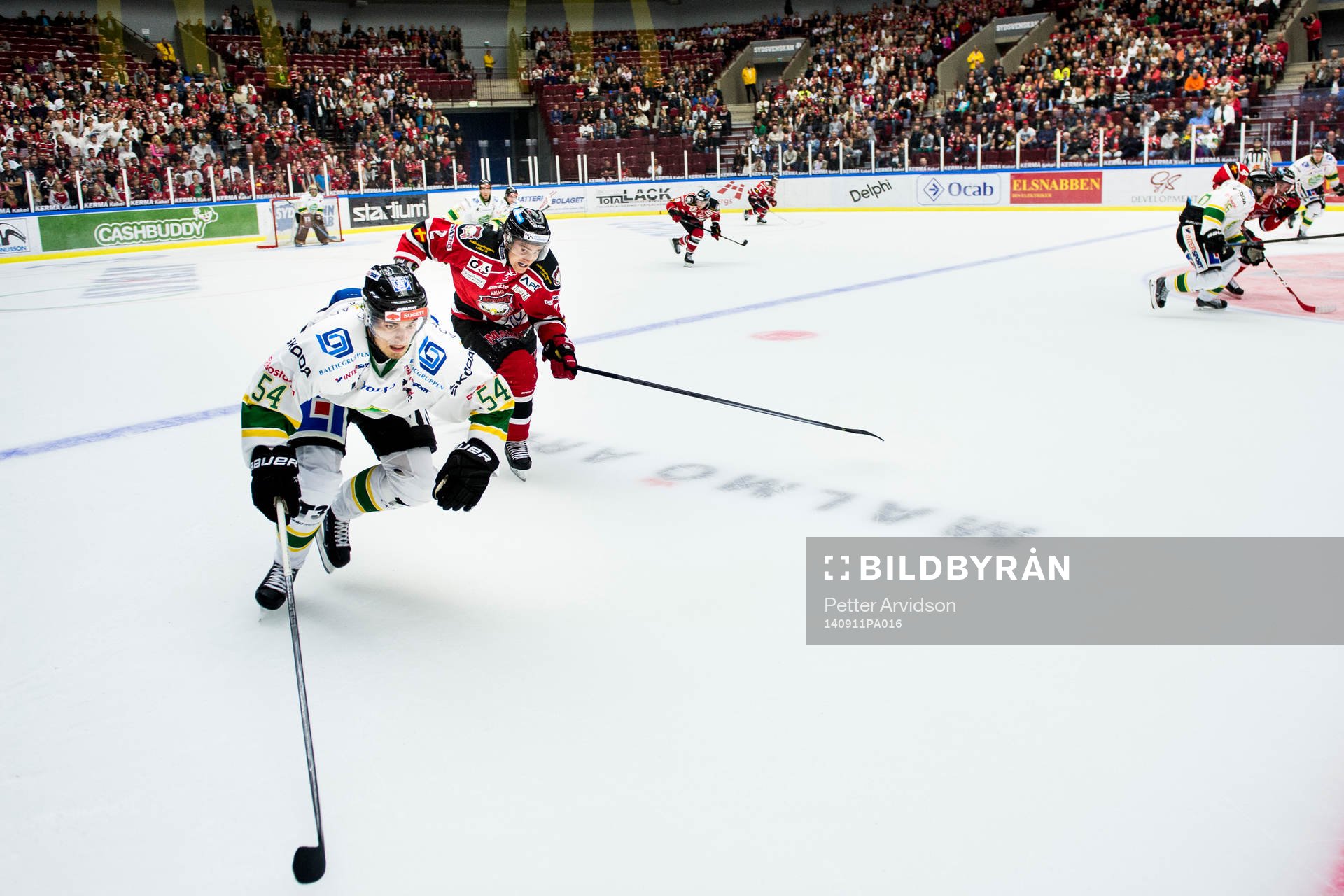 Björklövens Felix Maegaard-Scheel jagas av Malmö