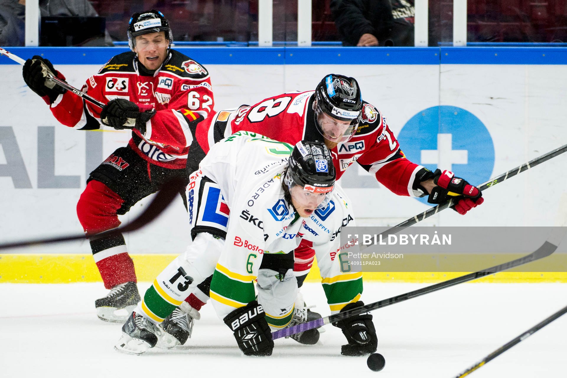 Malmö Redhawks Jens Jakobs (tv) och Jens Olsson (th)