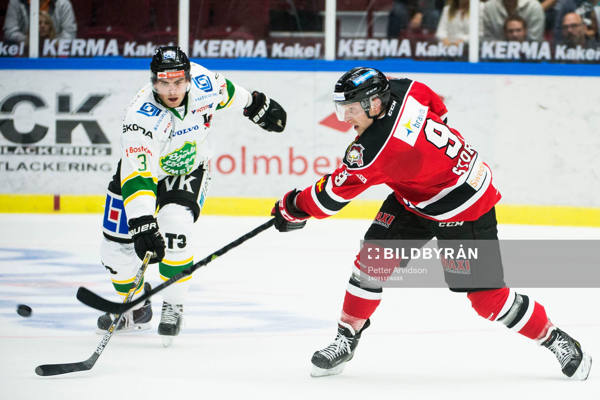 Björklövens Alexander Hellström försöker störa Malmö