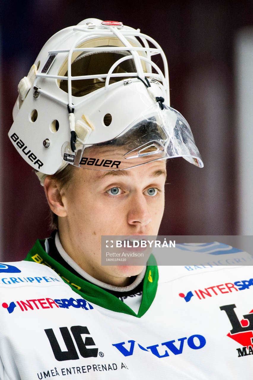 Björklövens målvakt Johan Mattsson