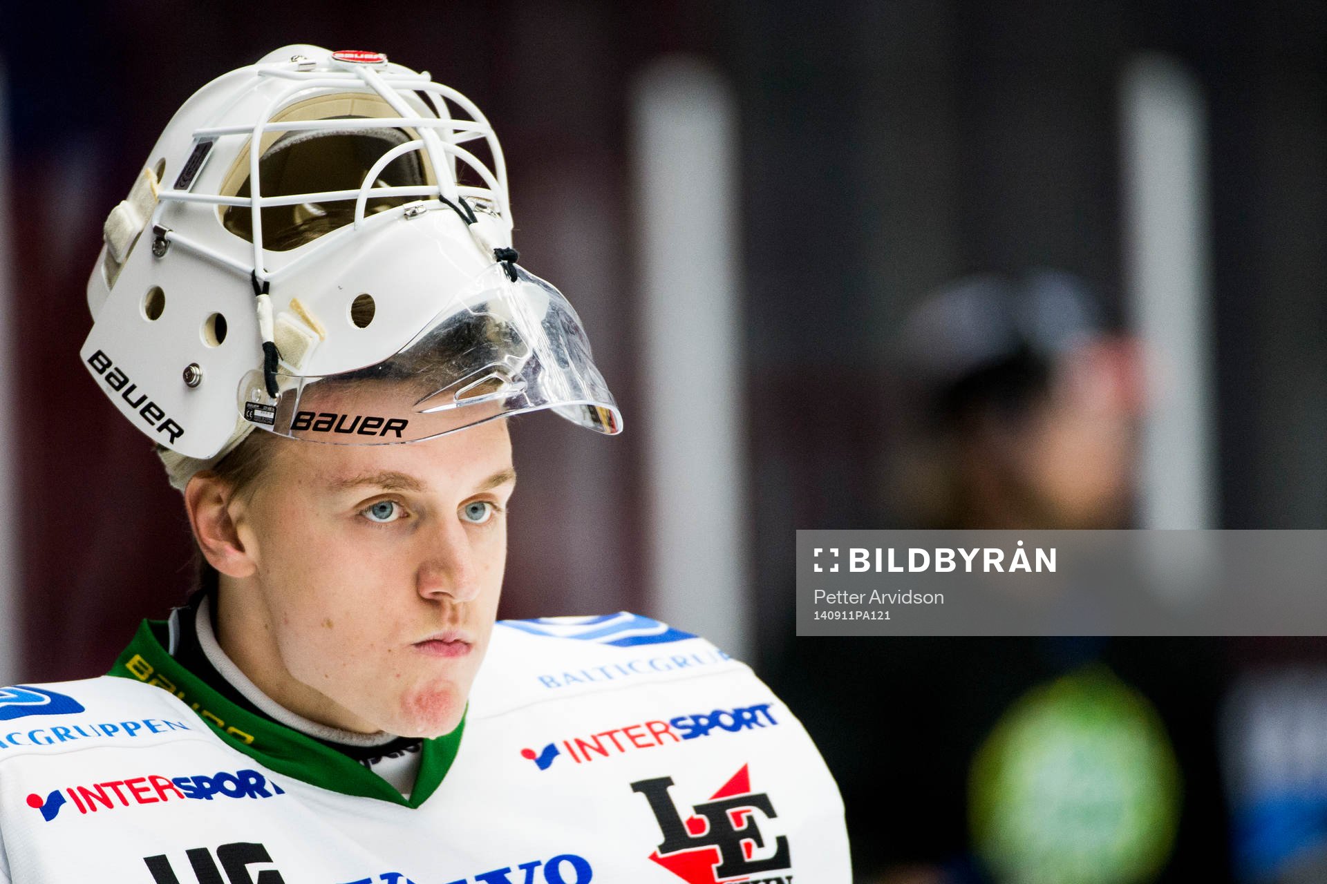 Björklövens målvakt Johan Mattsson