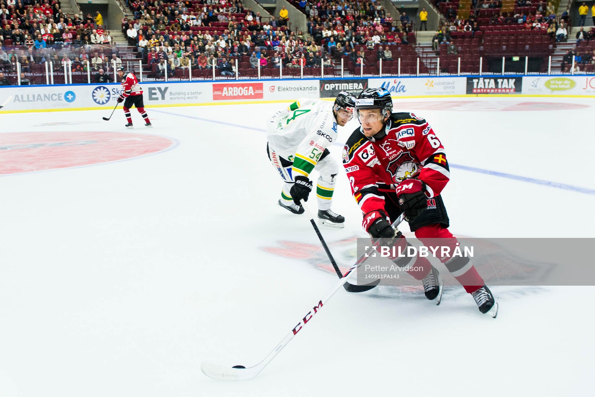 Björklövens Felix Maegaard-Scheel och Malmö Redhawks