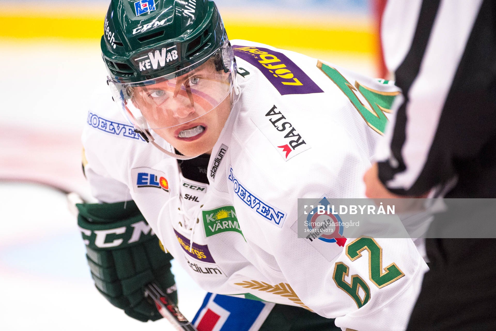 Färjestads Christoffer Forsberg inväntar teckning