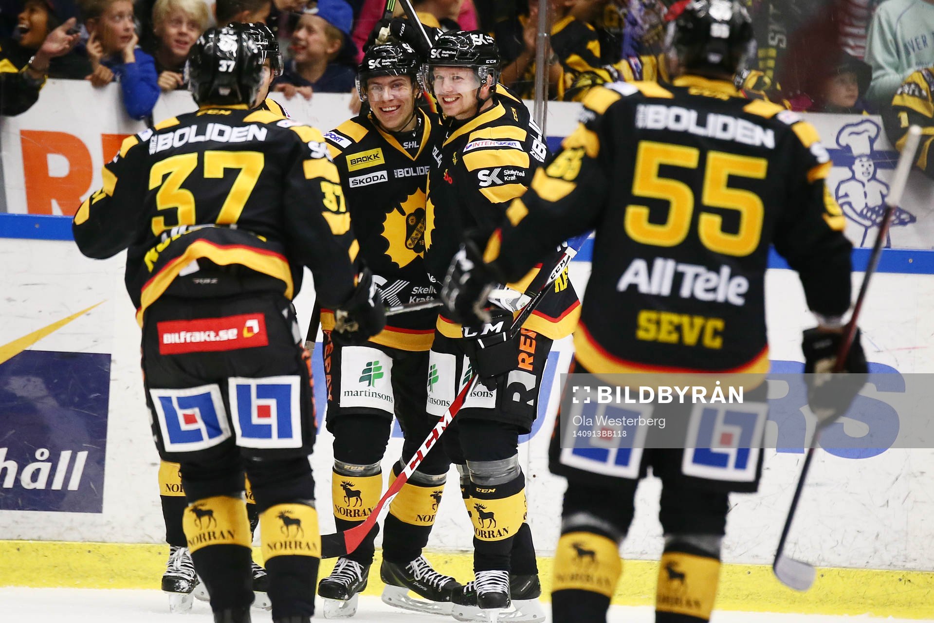 Skellefteås Pär Lindholm jublar