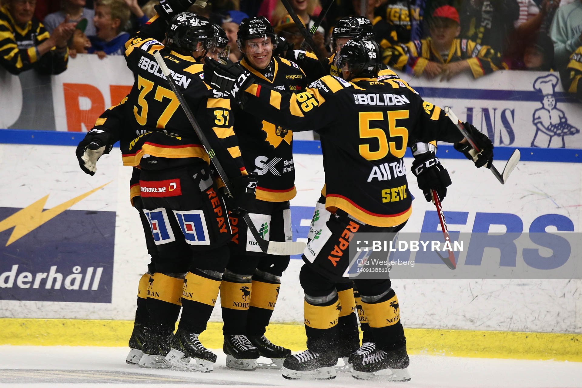 Skellefteås Pär Lindholm jublar
