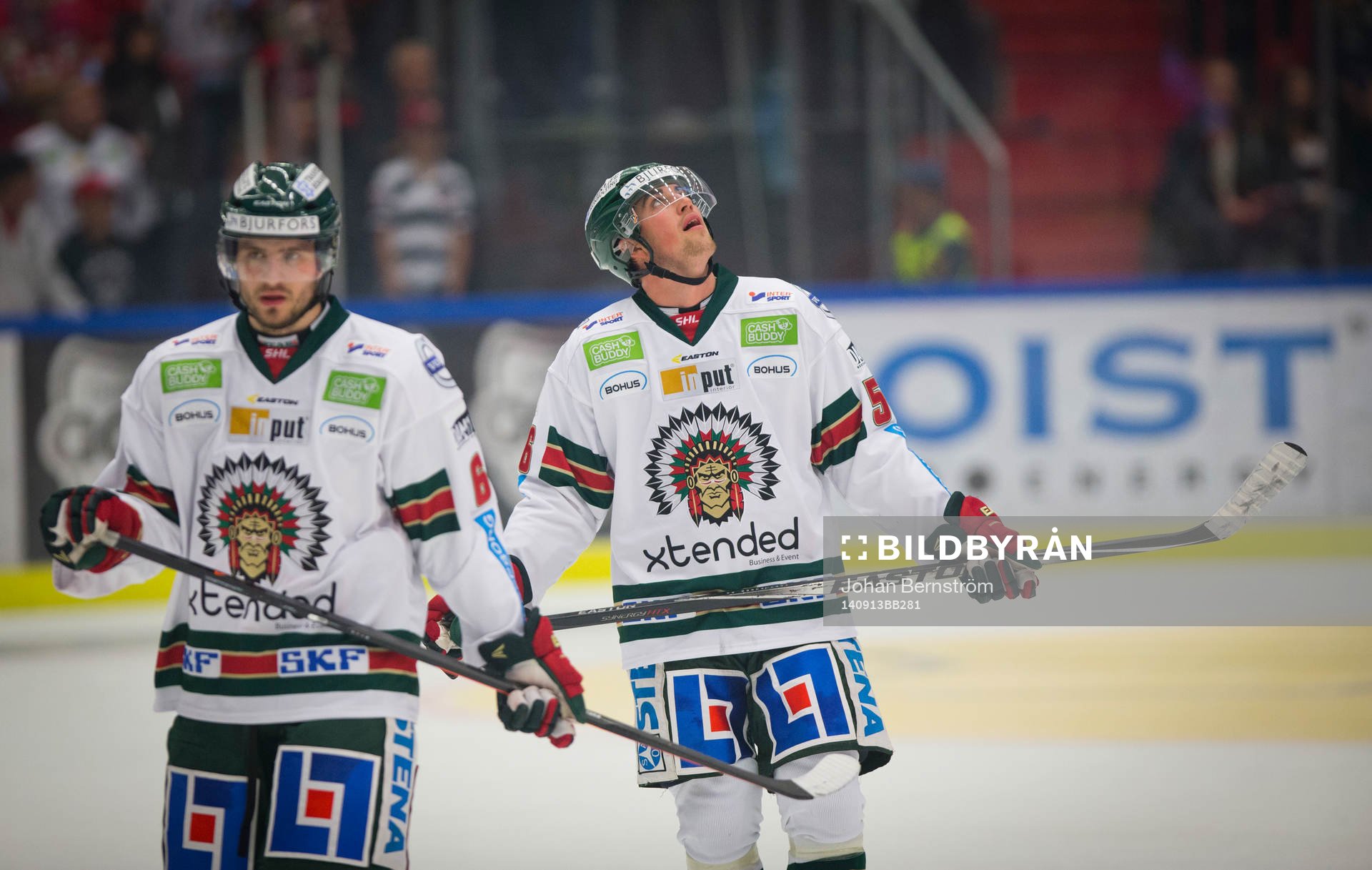 Frölundas Mikael Wikstrand och Erik Gustafsson