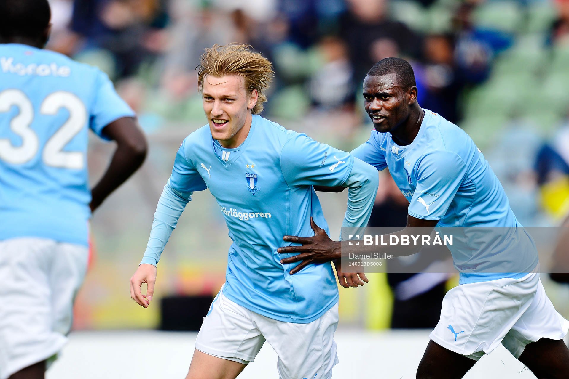 Malmö FFs Emil Forsberg jublar