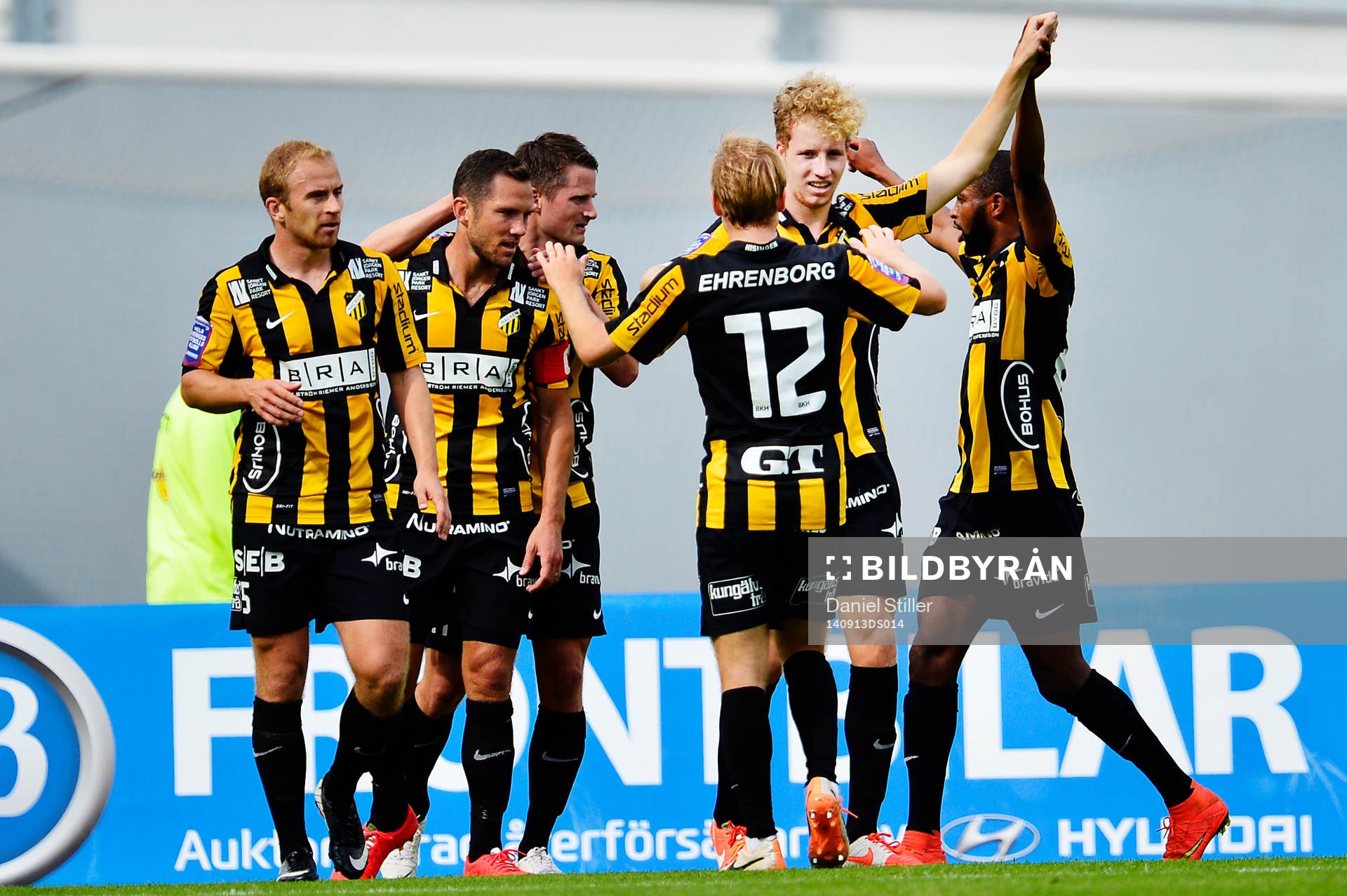 Häckens Samuel Gustafson jublar