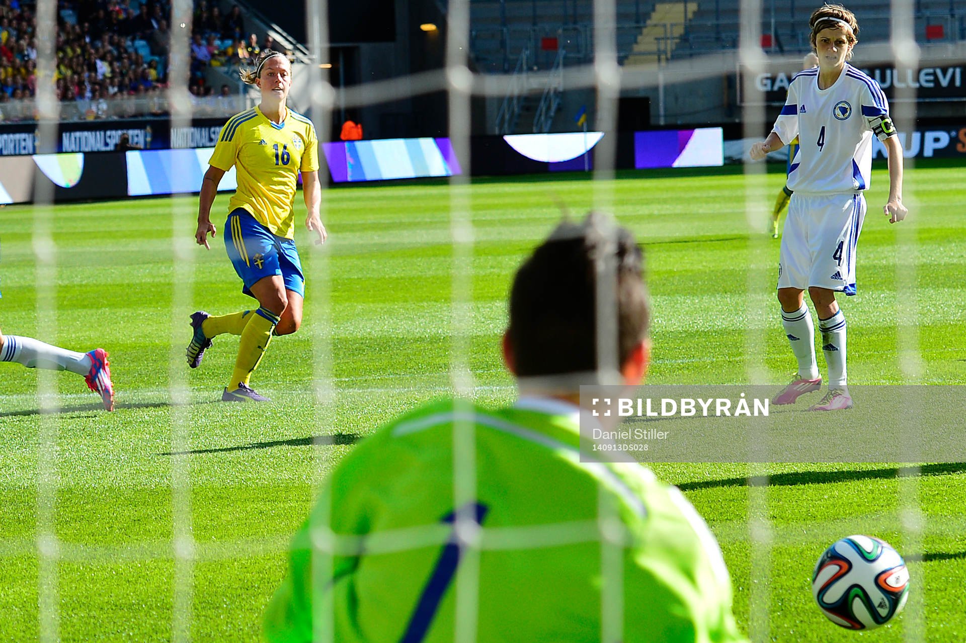Sveriges Lina Nilsson gör 1-0