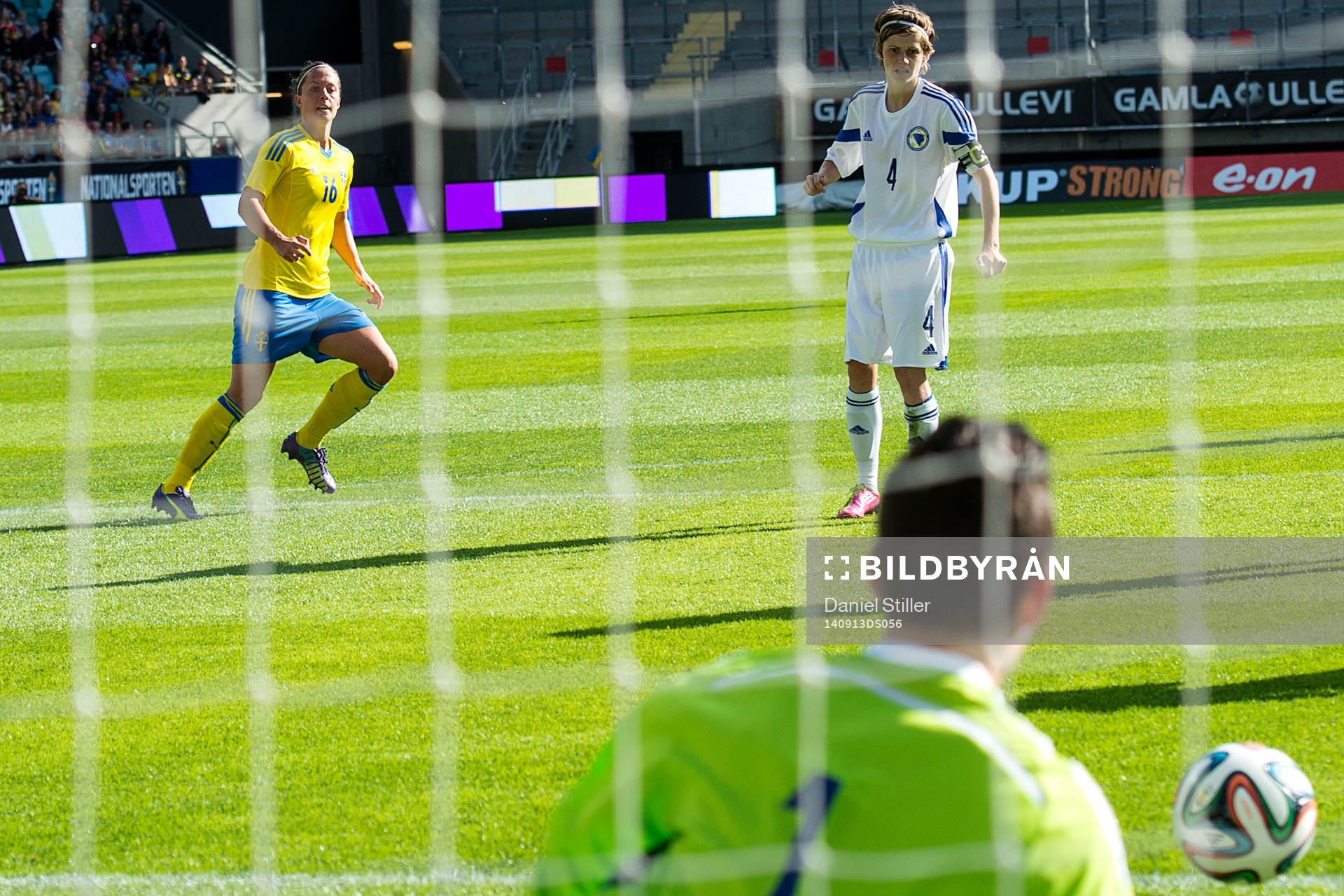 Lina Nilsson gör 1-0