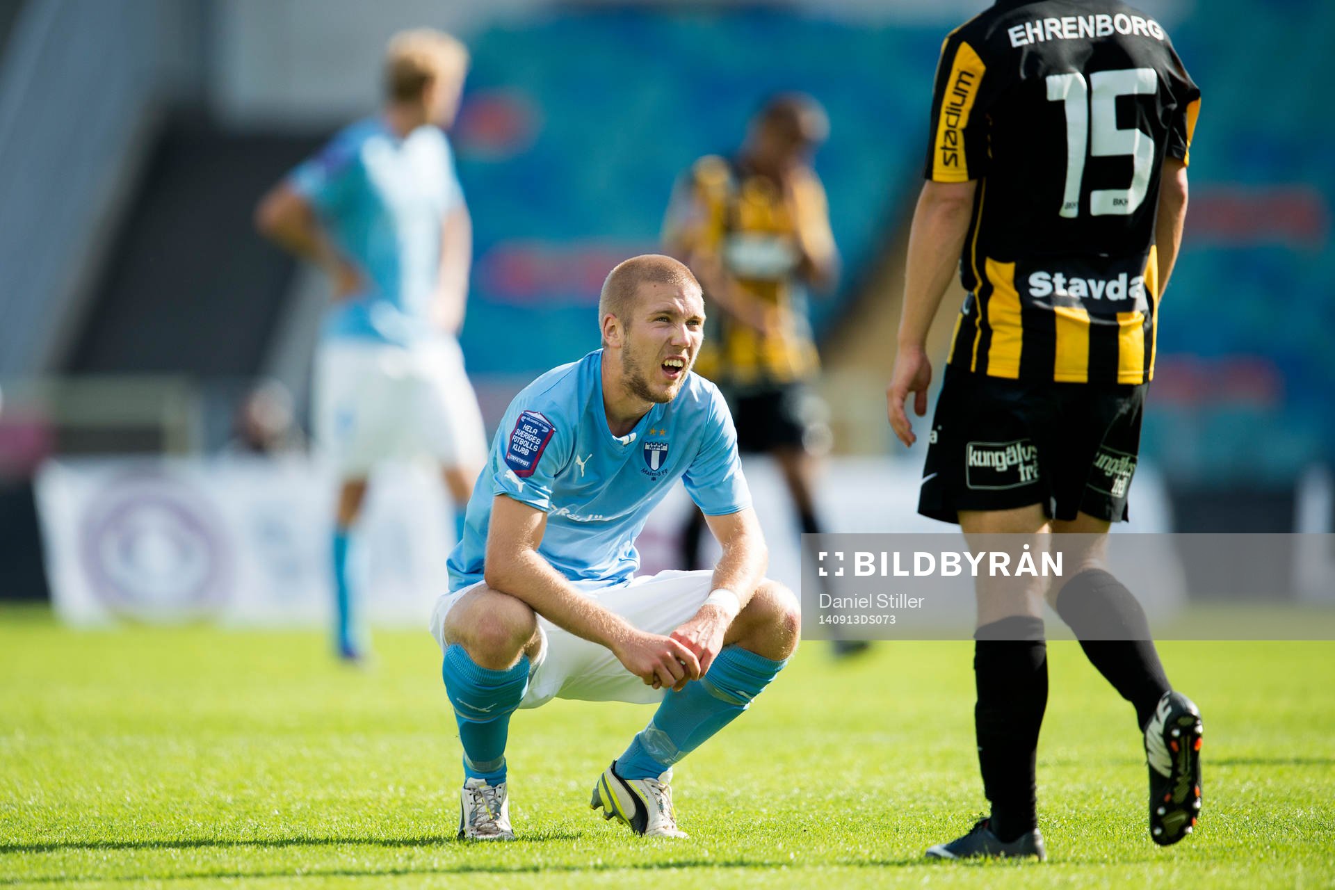 Malmö FFs Anton Tinnerholm deppar