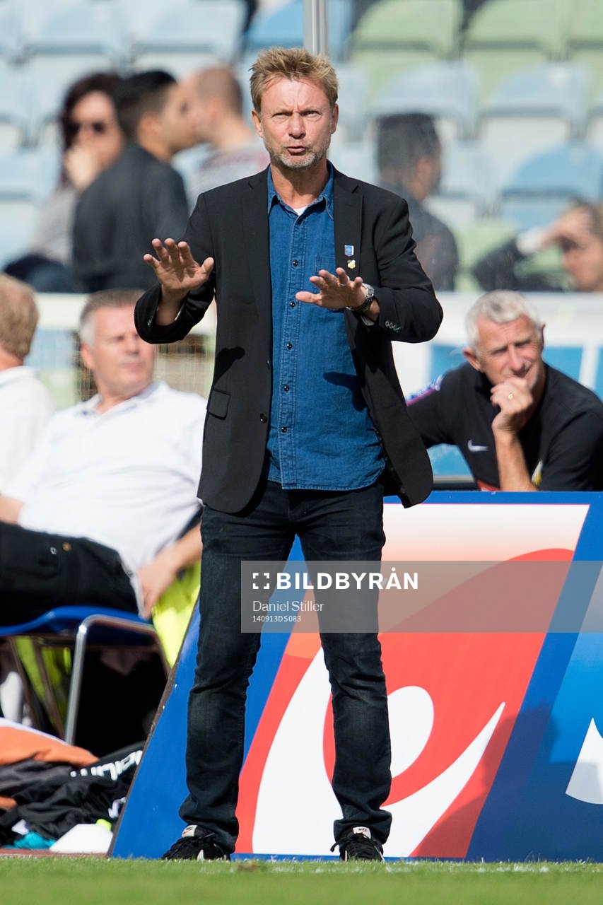 Häckens tränare Peter Gerhardsson