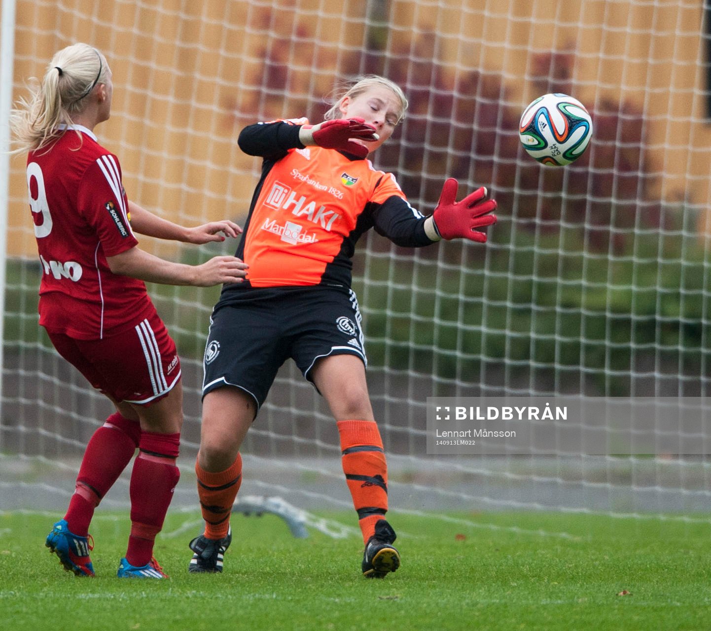  i matchen i damernas division 1 mellan FC Hessleholm och Örby i Hässleholm 13 september 2014.