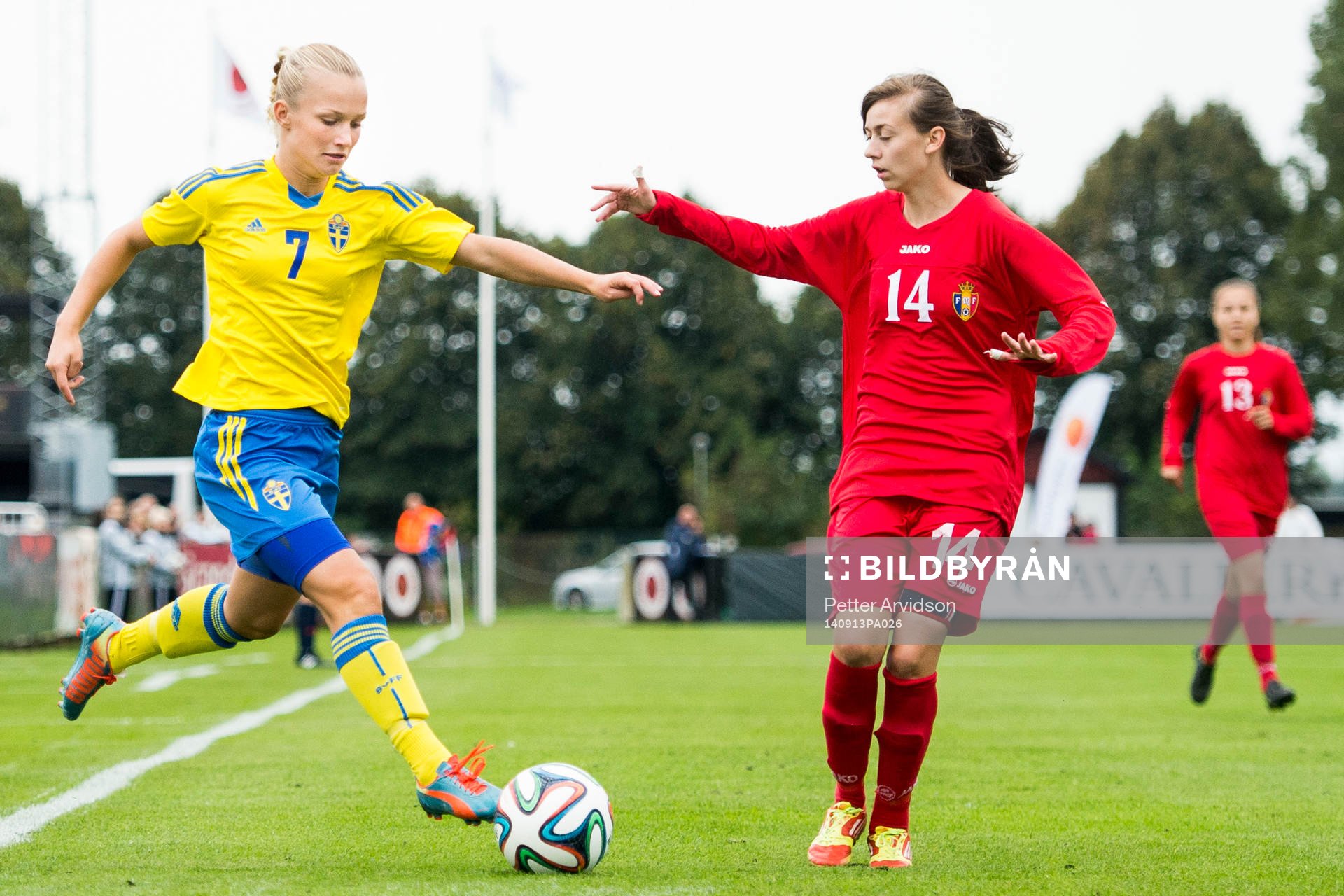 Sveriges Tove Almqvist mot Moldaviens Nadejda Vasilica