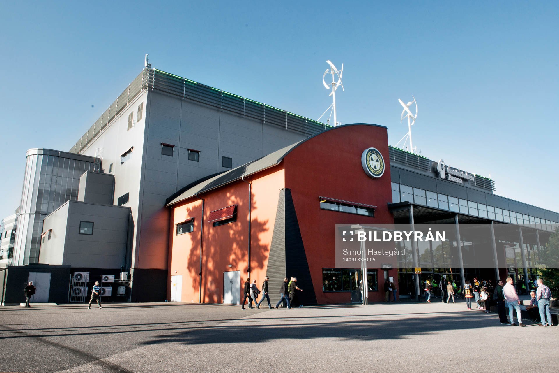 Gavlerinken Arena före ishockeymatchen i SHL mellan