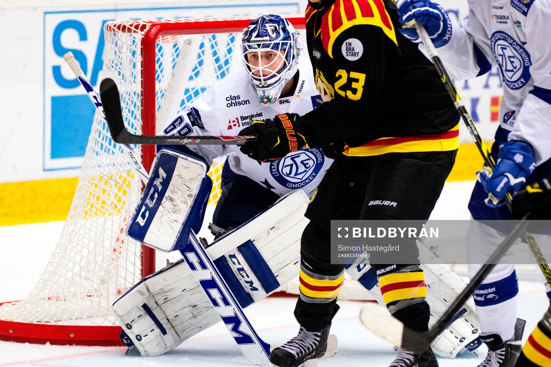 Leksands målvakt Oscar Alsenfelt