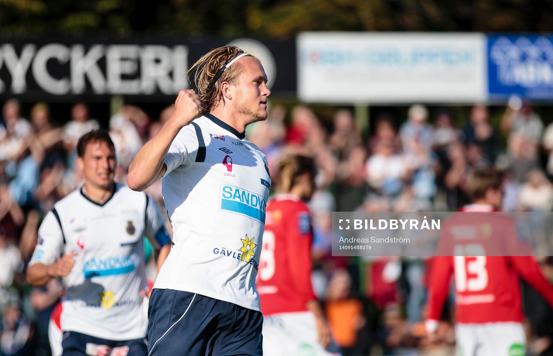 Gefles Anders Bååth gör 1-1