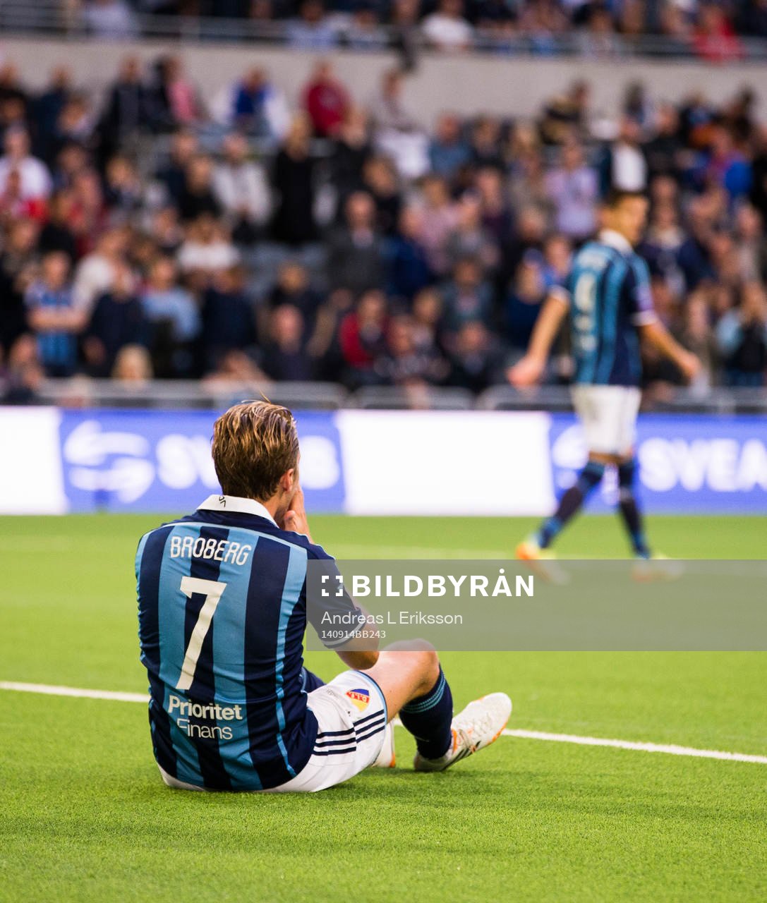 Djurgårdens Martin Broberg deppar
