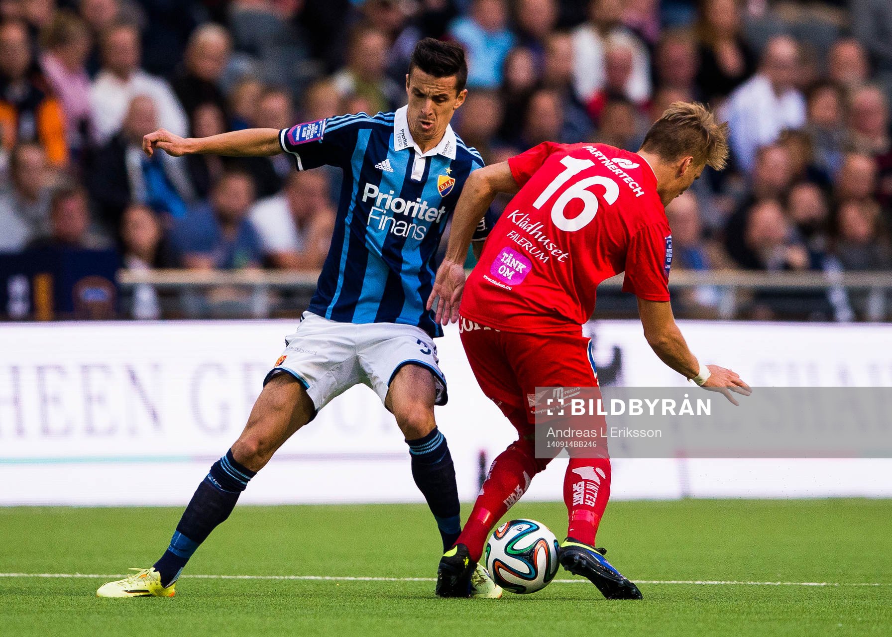 Djurgårdens Haris Radetinac och Åtvidabergs Pontus