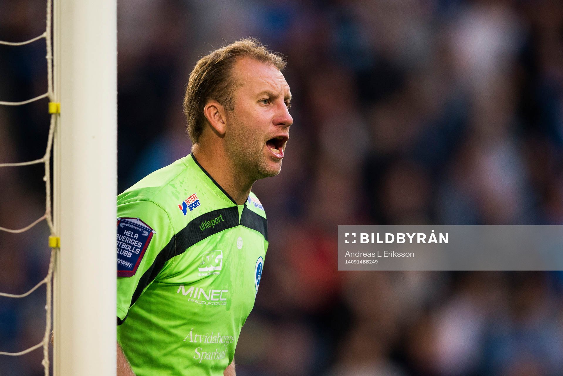 Åtvidabergs målvakt Henrik Gustavsson