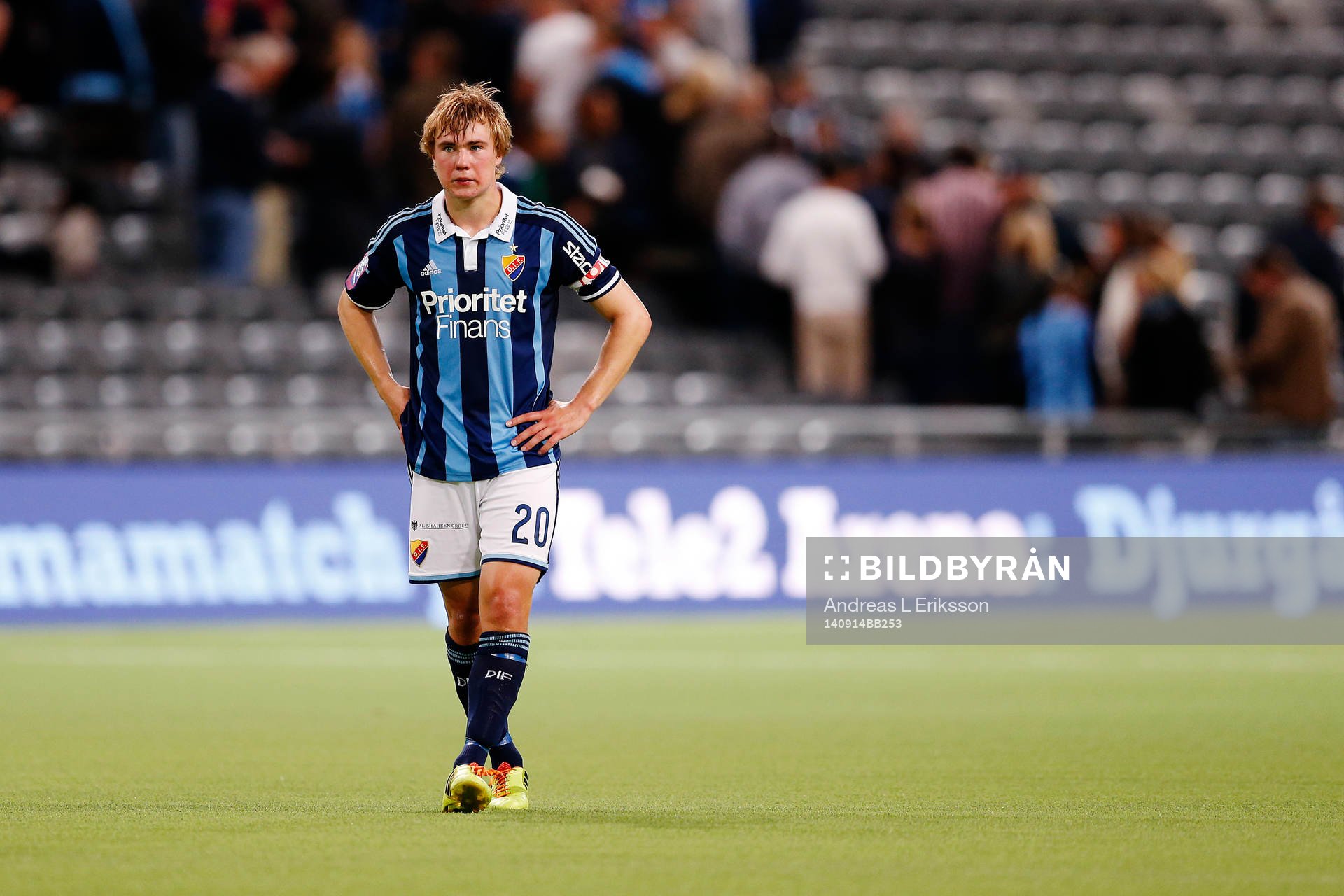 Djurgårdens Simon Tibbling depapr