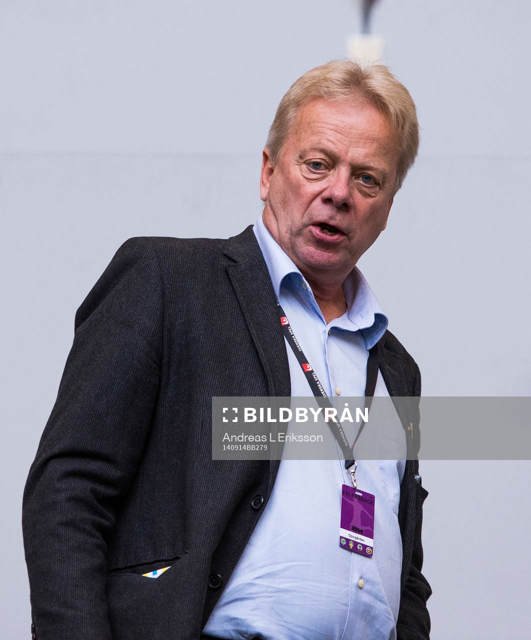 Anders Grönhagen på läktaren