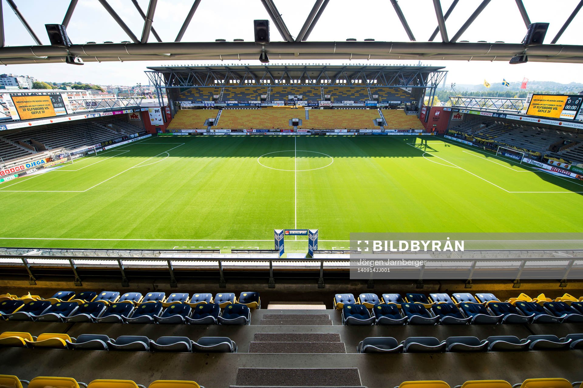Borås arena innan fotbollsmatchen i Allsvenskan mellan