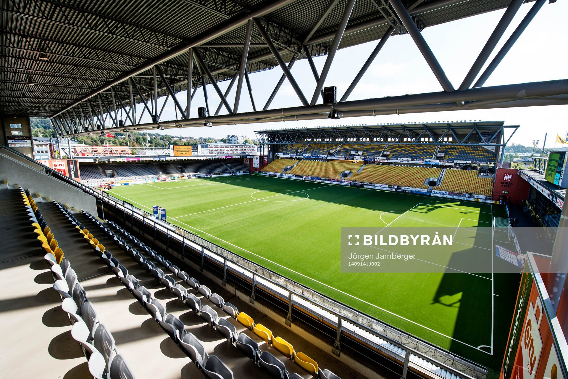 Borås arena innan fotbollsmatchen i Allsvenskan mellan
