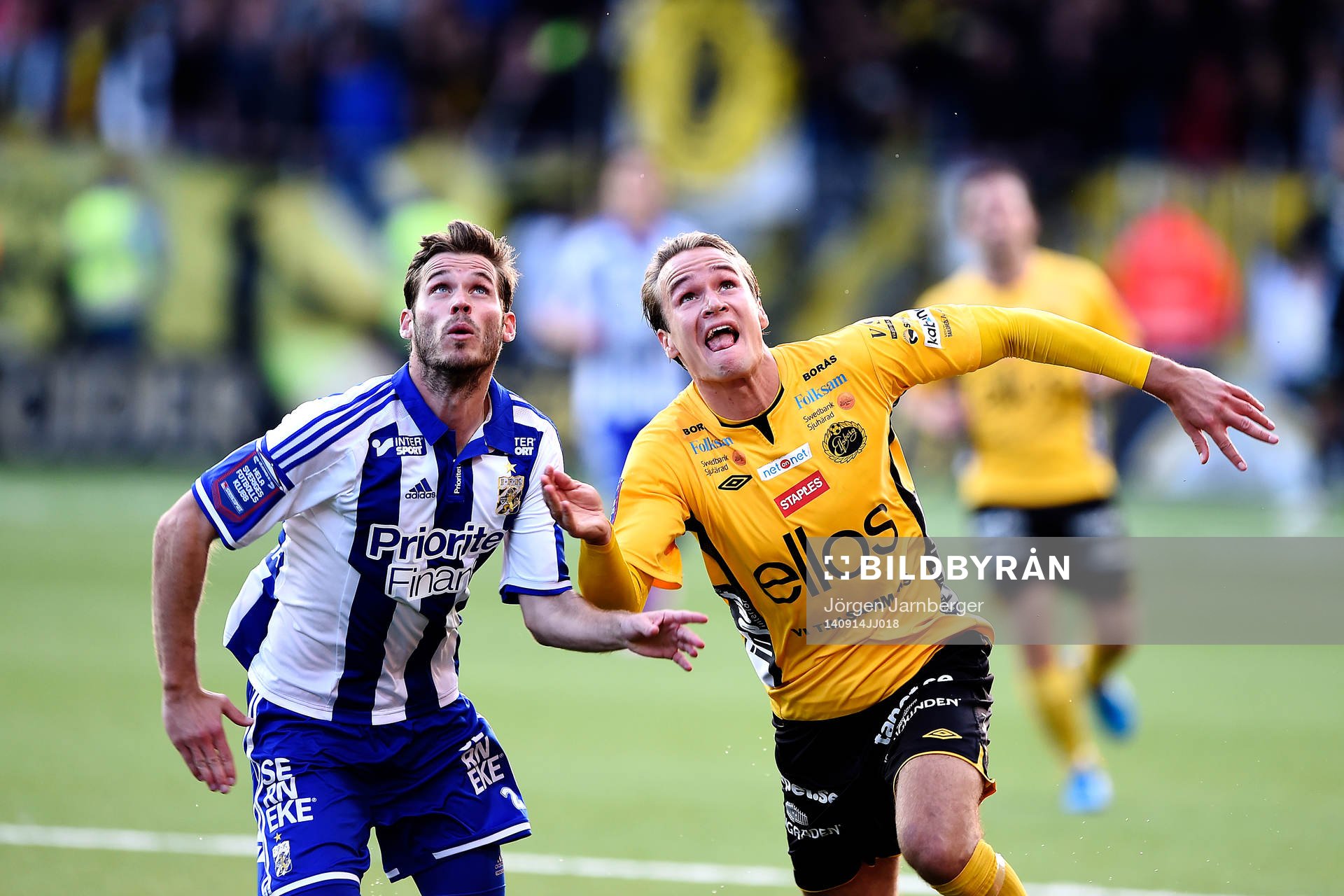 IFK Göteborgs Emil Salomonsson och Elfsborgs Viktor Prodell