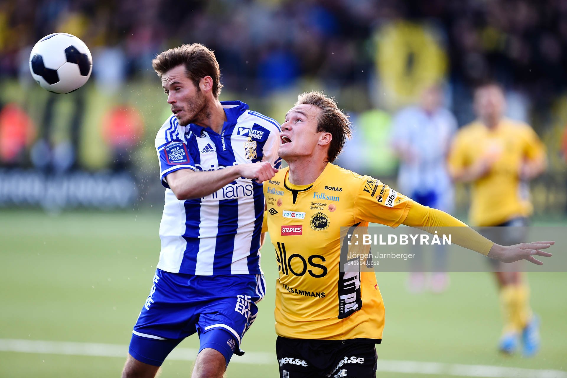 IFK Göteborgs Emil Salomonsson och Elfsborgs Viktor Prodell