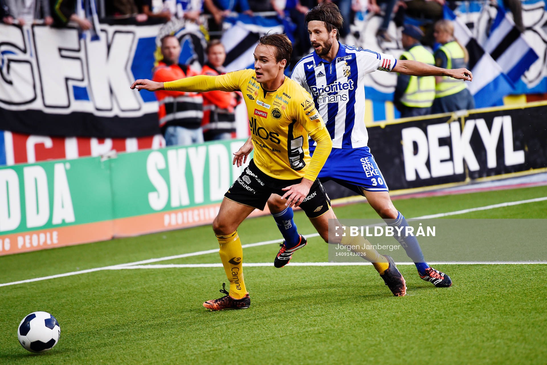 Elfsborgs Viktor Prodell och IFK Göteborgs Mattias