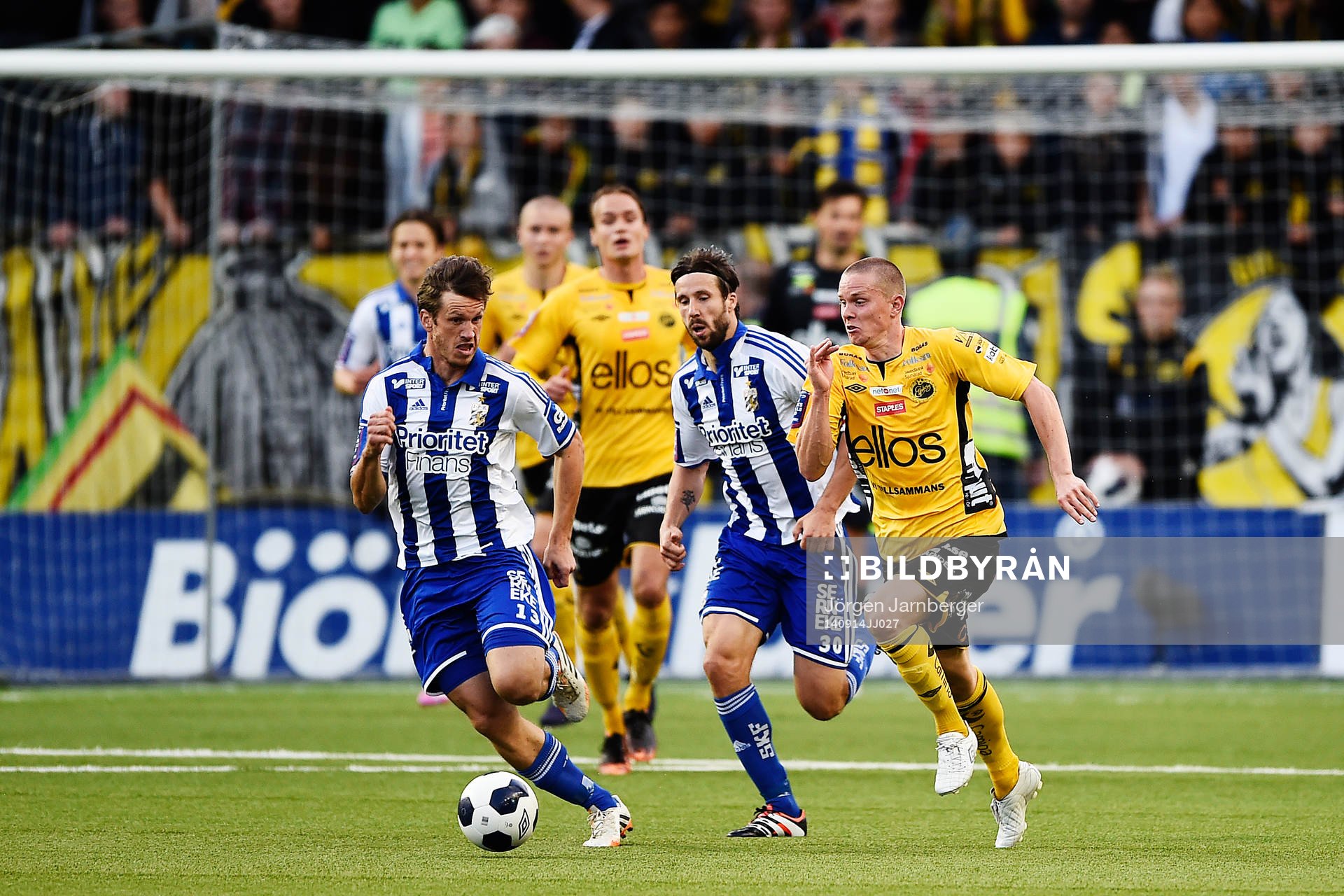IFK Göteborgs Gustav Svensson och Mattias Bjärsmyr mot