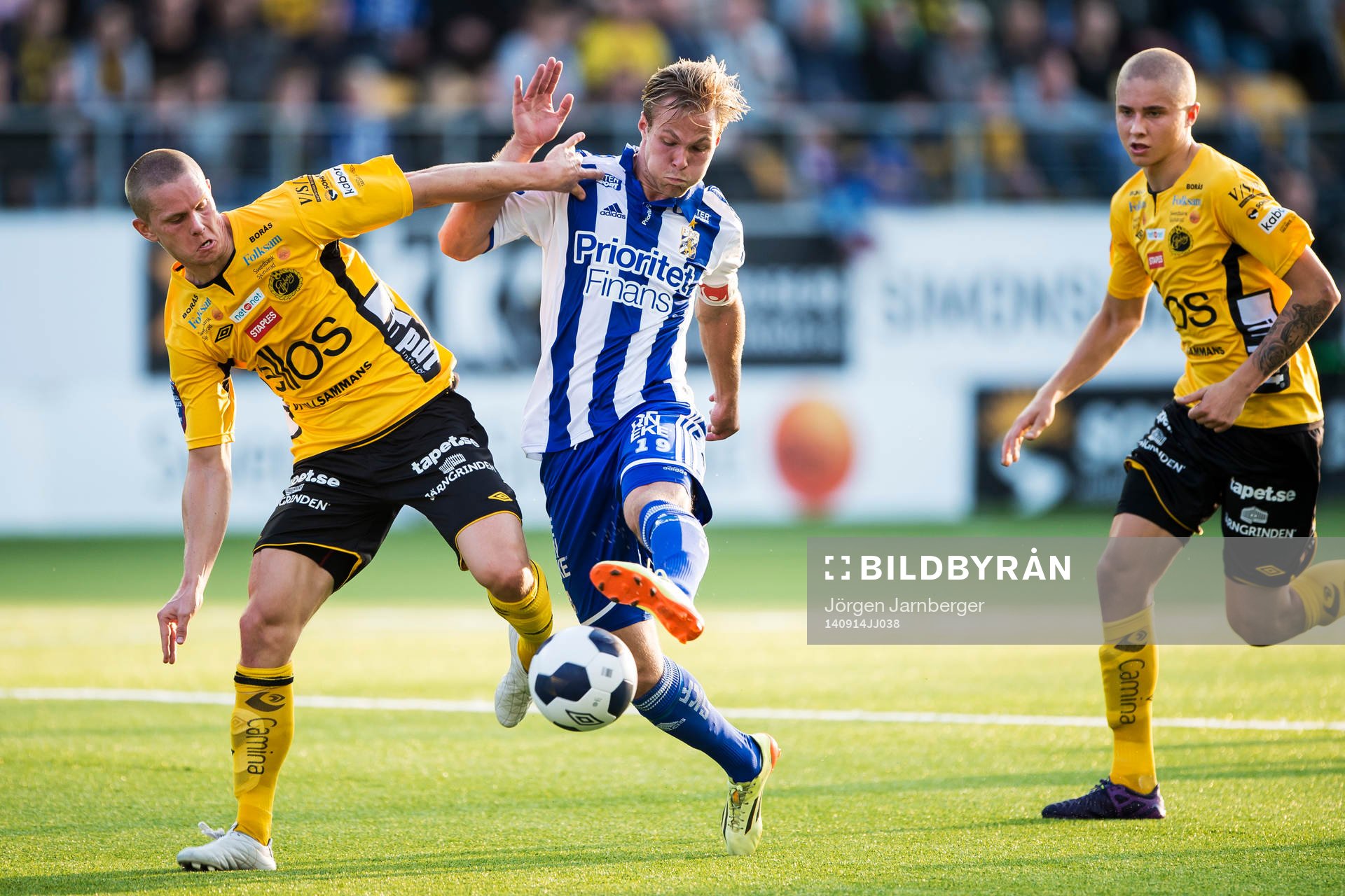 Elfsborgs Anton Lans och IFK Göteborgs Gustav Engvall
