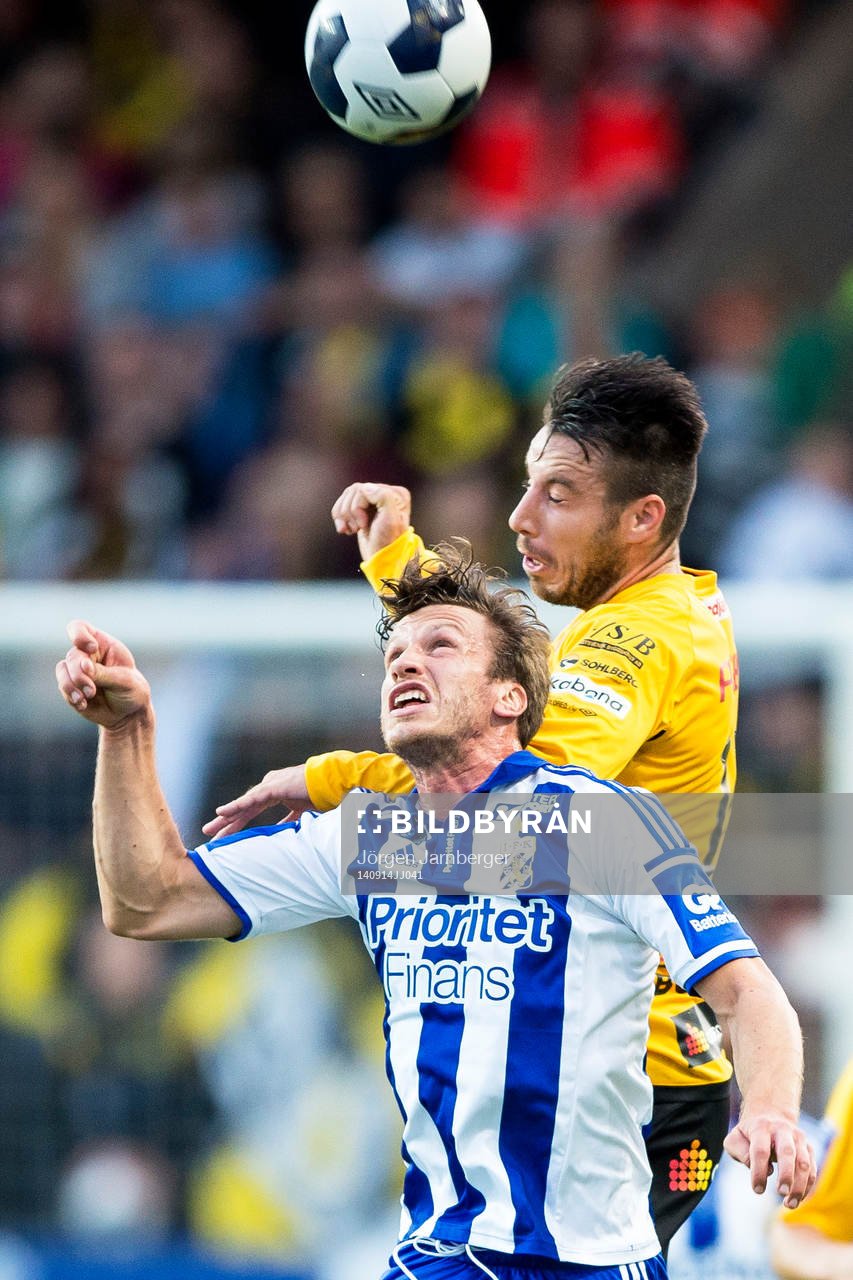 Nickduell mellan IFK Göteborgs Gustav Svensson och