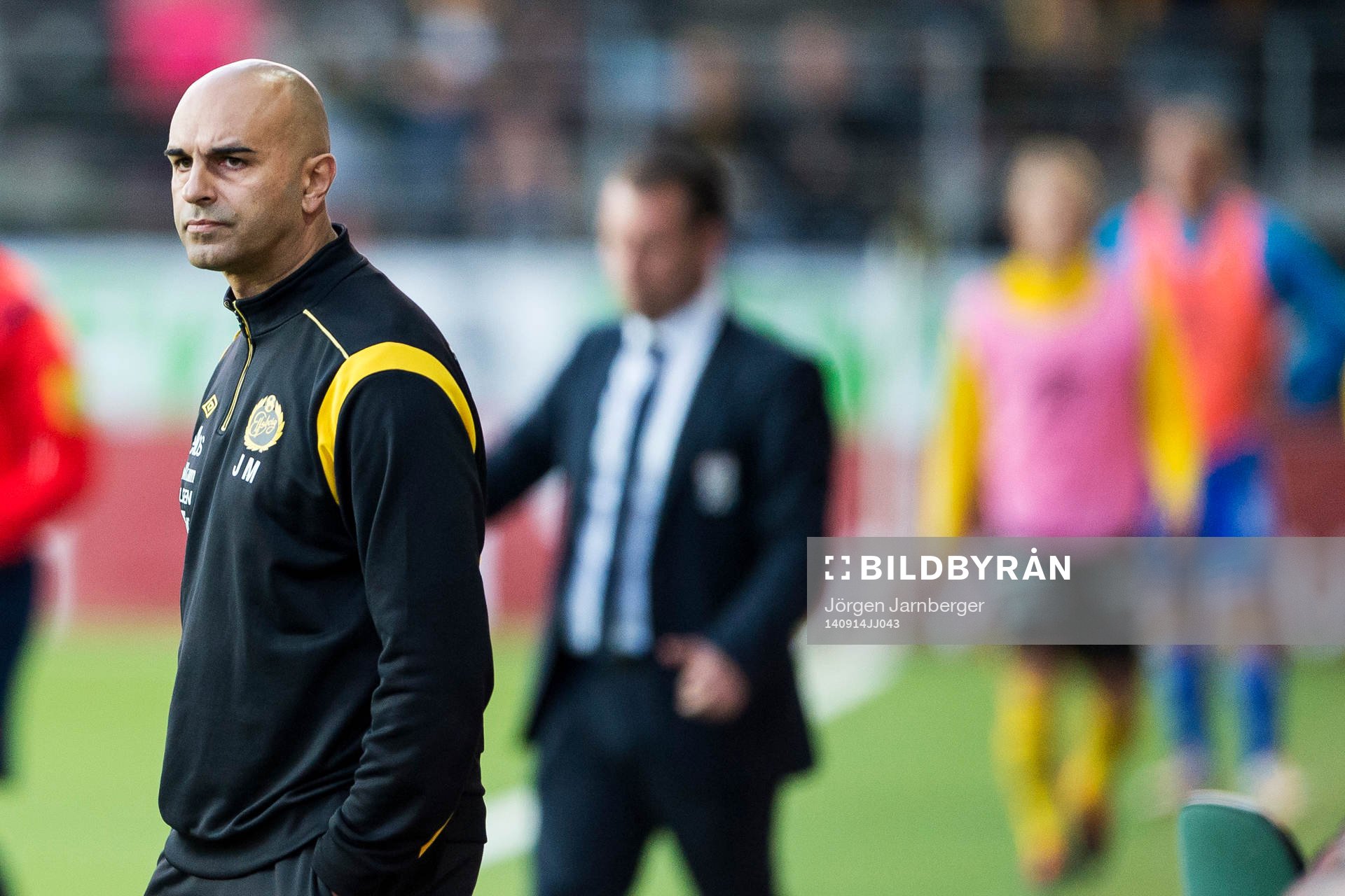 Elfsborgs tränare Jan Mian med IFK Göteborgs tränare