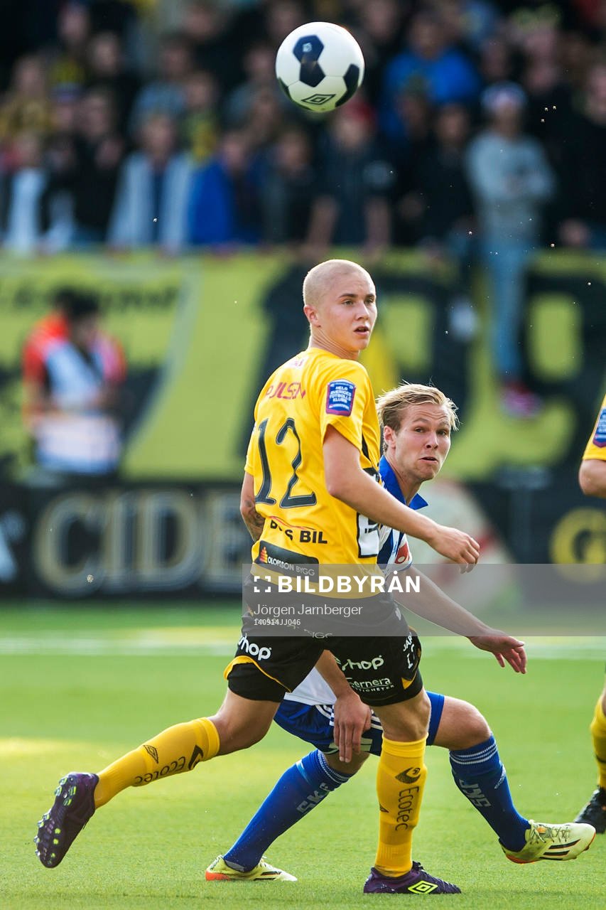 Elfsborgs Sebastian Holmén och IFK Göteborgs Gustav